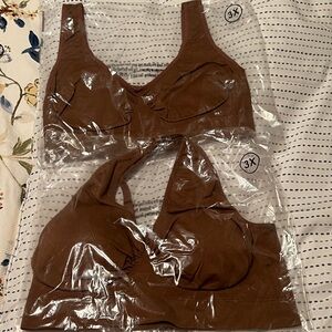 Rhonda Shear Brown Bra Set.